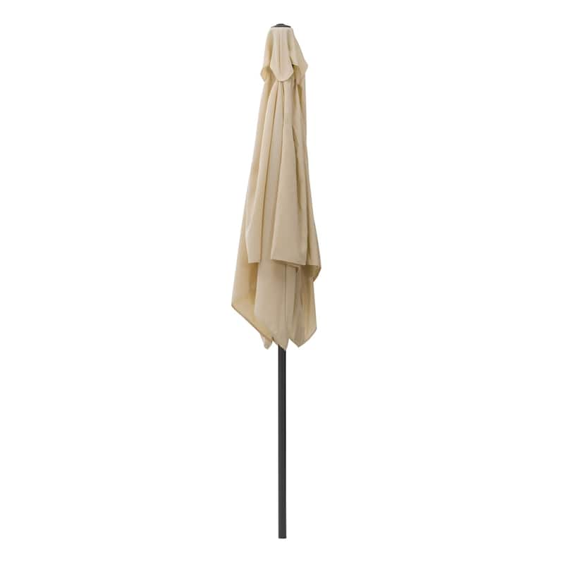 6.5ft Square Tilting Patio Umbrella