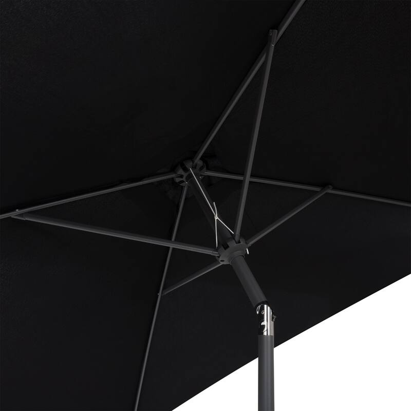 6.5ft Square Tilting Patio Umbrella