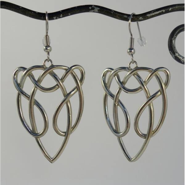 Handmade Celtic Knot Triskele Necklace and Earring Set