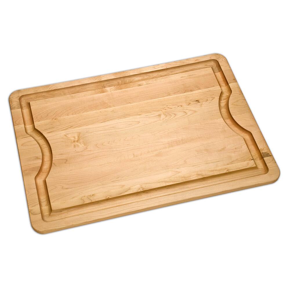 JK Adams Maple Long BBQ Board and Mineral Oil