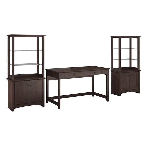 Shop Buena Vista Writing Desk with Set of 2 Tall Storage in