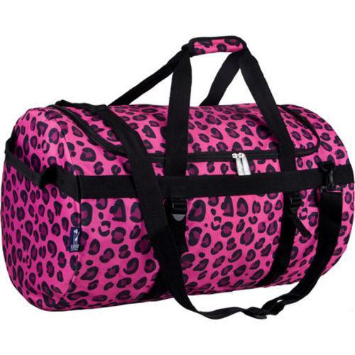 Childrens Wildkin Traveler Duffel Pink Leopard