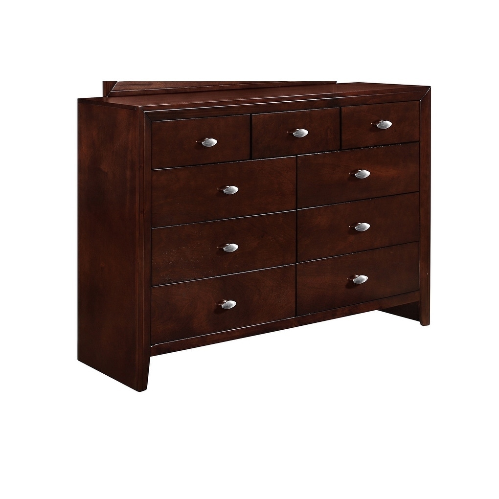 Global Furniture Usa Cherry Carolina Dresser Cherry Size 9 drawer