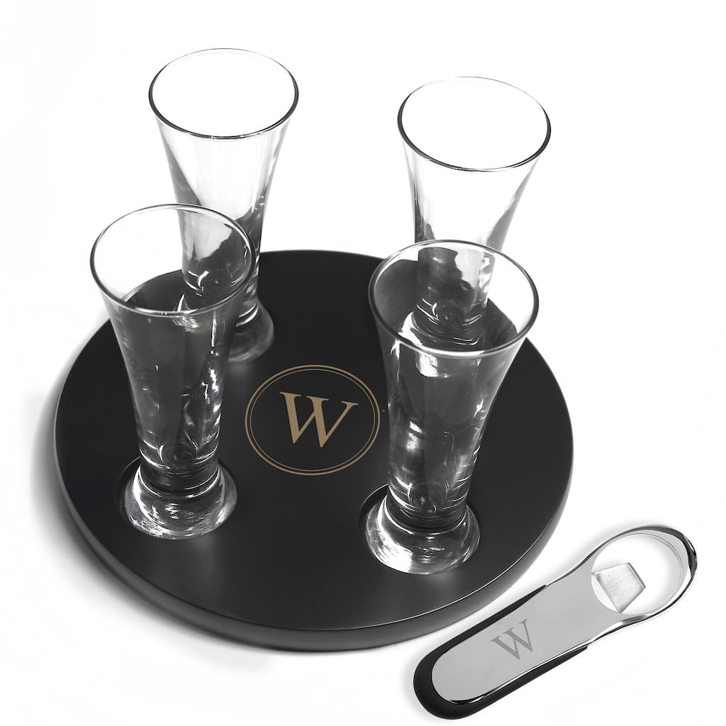 Personalized Beer Flight Sampler with Bottle Opener
