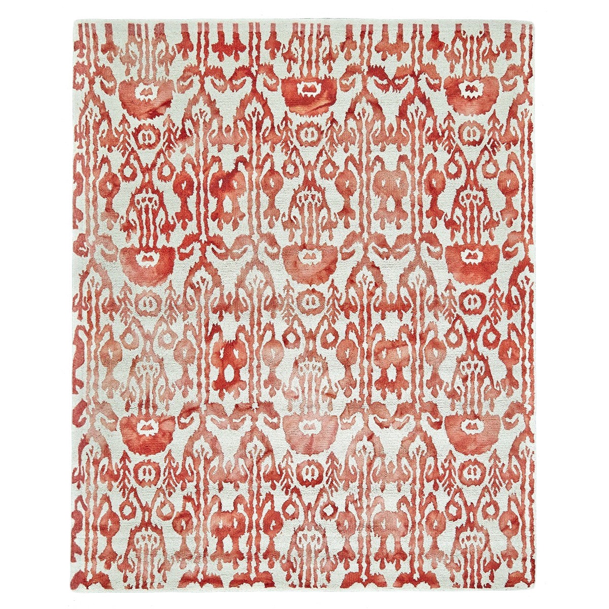 Lazza Hand hooked Pomegranate Wool Area Rug (8x10)