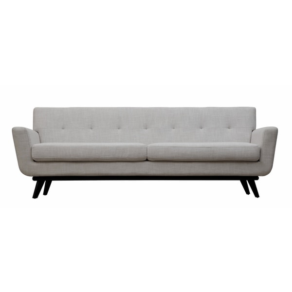 Calvin Beige Linen Modern Sofa Sofas & Loveseats