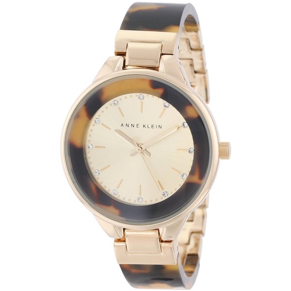 anne klein tortoise watch