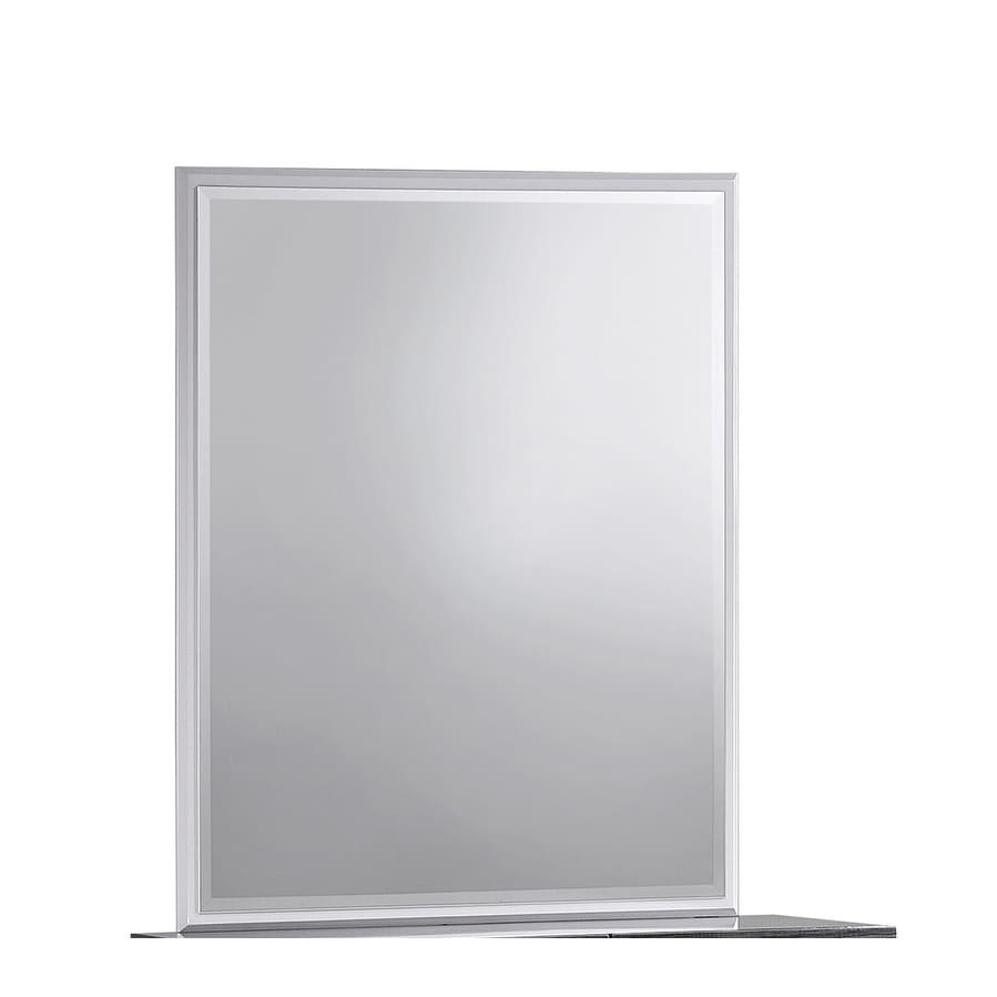 Silver And Zebra Grey Mirror