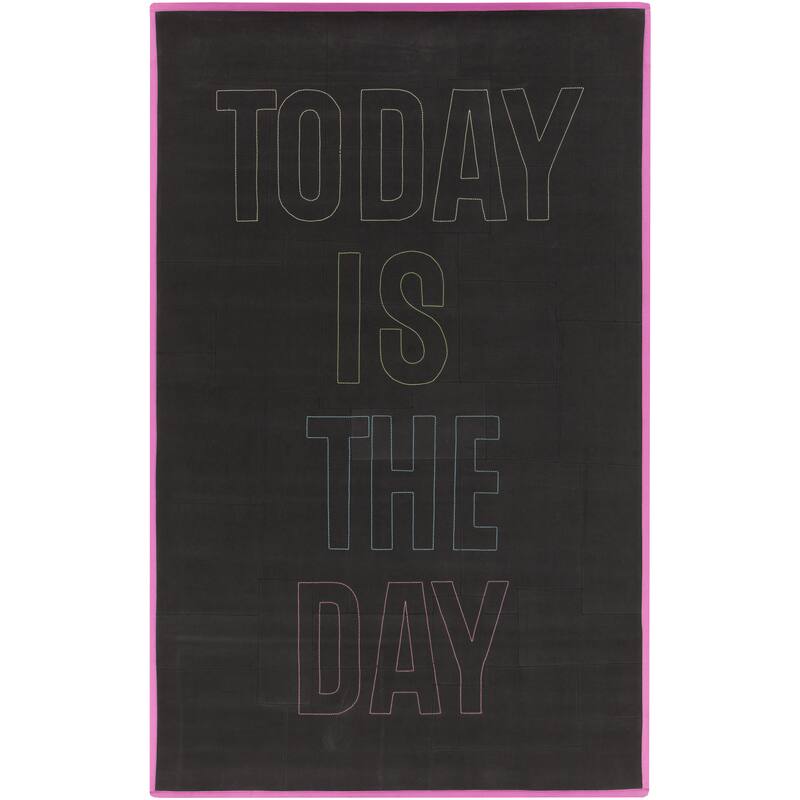 Hand-woven Today Black Area Rug - 8' x 10' - 8' x 10'
