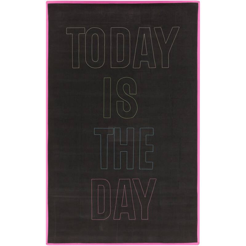 Hand-woven Today Black Area Rug - 8' x 10' - 8' x 10'