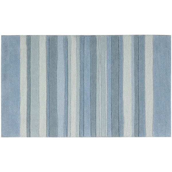 slide 2 of 2, Nourison Texture Area Rug 1' 8" x 2' 9" - Light Blue