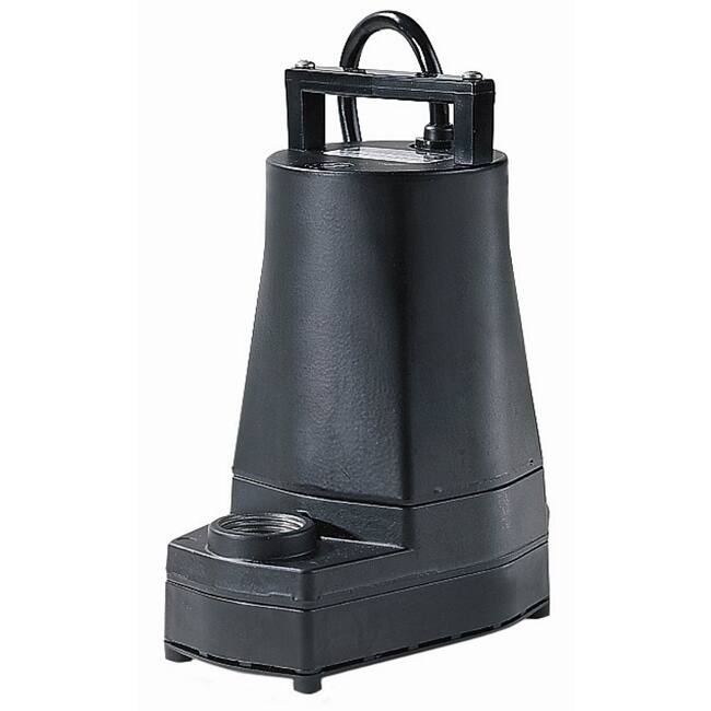 Little Giant 505325 5-MSPR-WG Permanently Lubricated Submersible Pump, 1/6 Horsepower - Multi-color