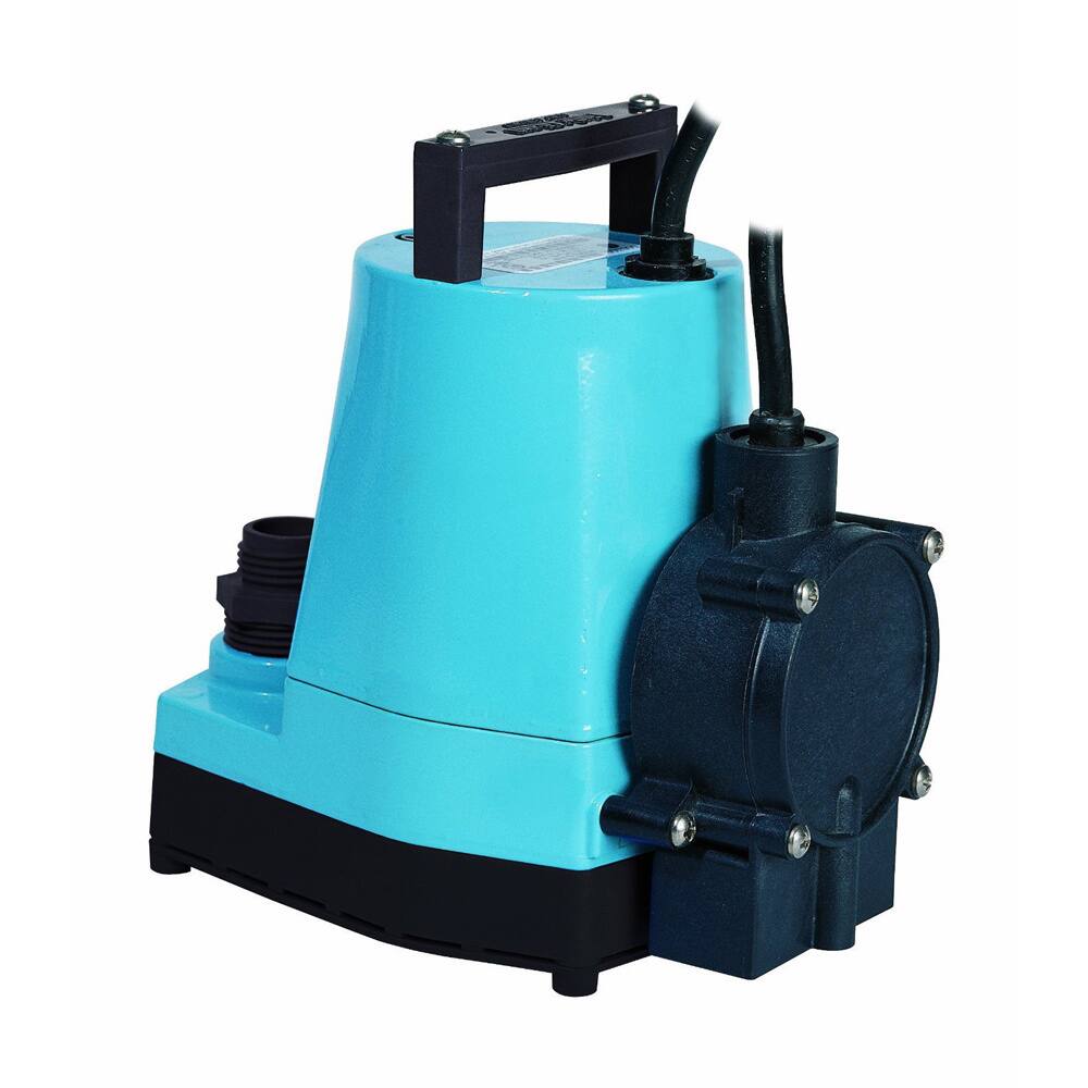 Little Giant 505350 5-ASP-LL Water Wizard 5 Series Submersible Utility Pump, 1/6 Horsepower - Multi-color