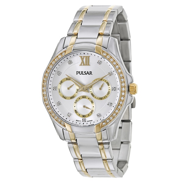 Pulsar Women's 'business' Yellow Goldplated Stainless Steel Quartz 