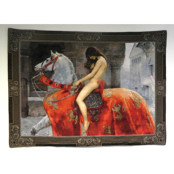 Lady Godiva 40 x 55-inch Wall Tapestry