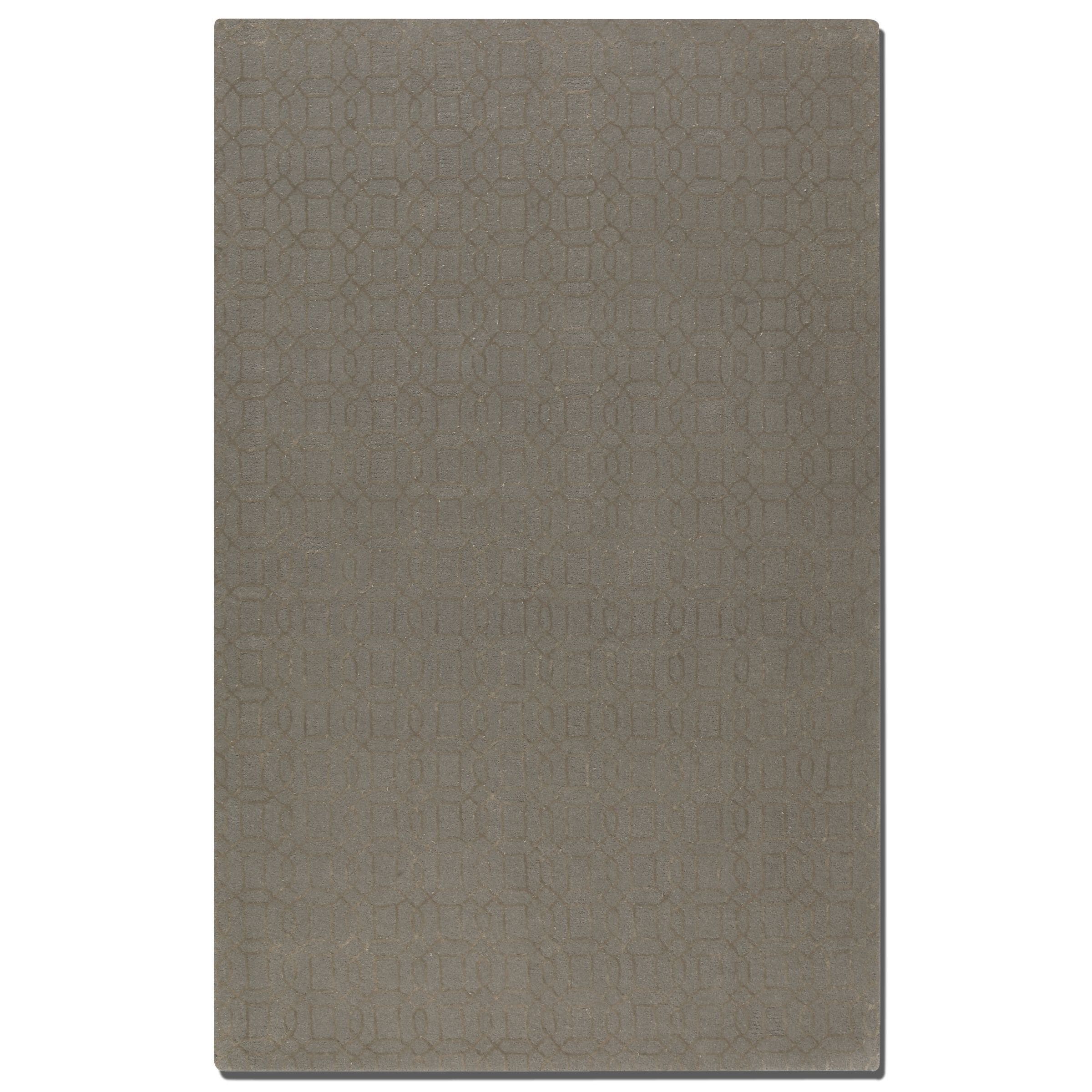 Cambridge Warm Grey Wool Rug (8 X 10)