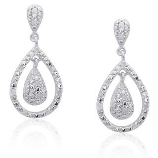 Dangling Diamond Earrings - Overstock Shopping - The Best Prices Online