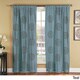 Teal Print Curtains Shop Brittany Embroidered Faux Silk Medallion Print 