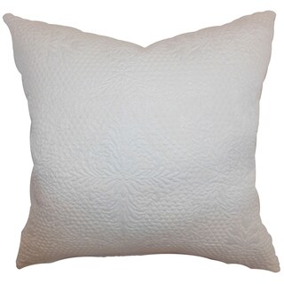 ⓫ Xafina Creme Quilted 18-inch Throw Pillow Order Available Now