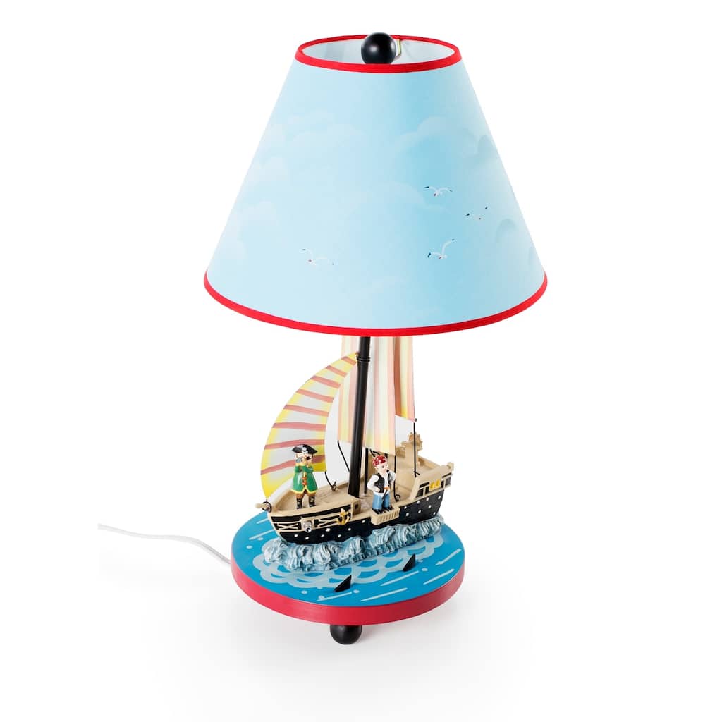 Guidecraft Hand-painted Pirate Table Lamp