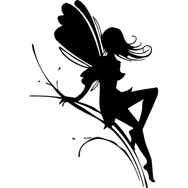 Fairy Elf Vinyl Wall Decal - 16280385 - Overstock.com Shopping - Big ...