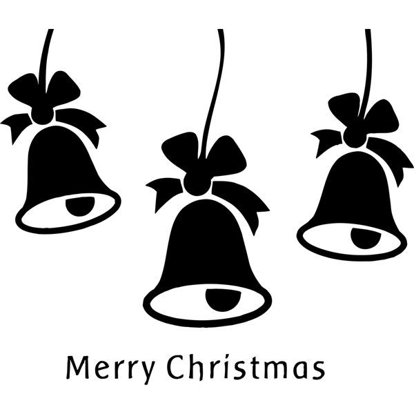 Christmas Bells Vinyl Wall Decal   16280393   Shopping