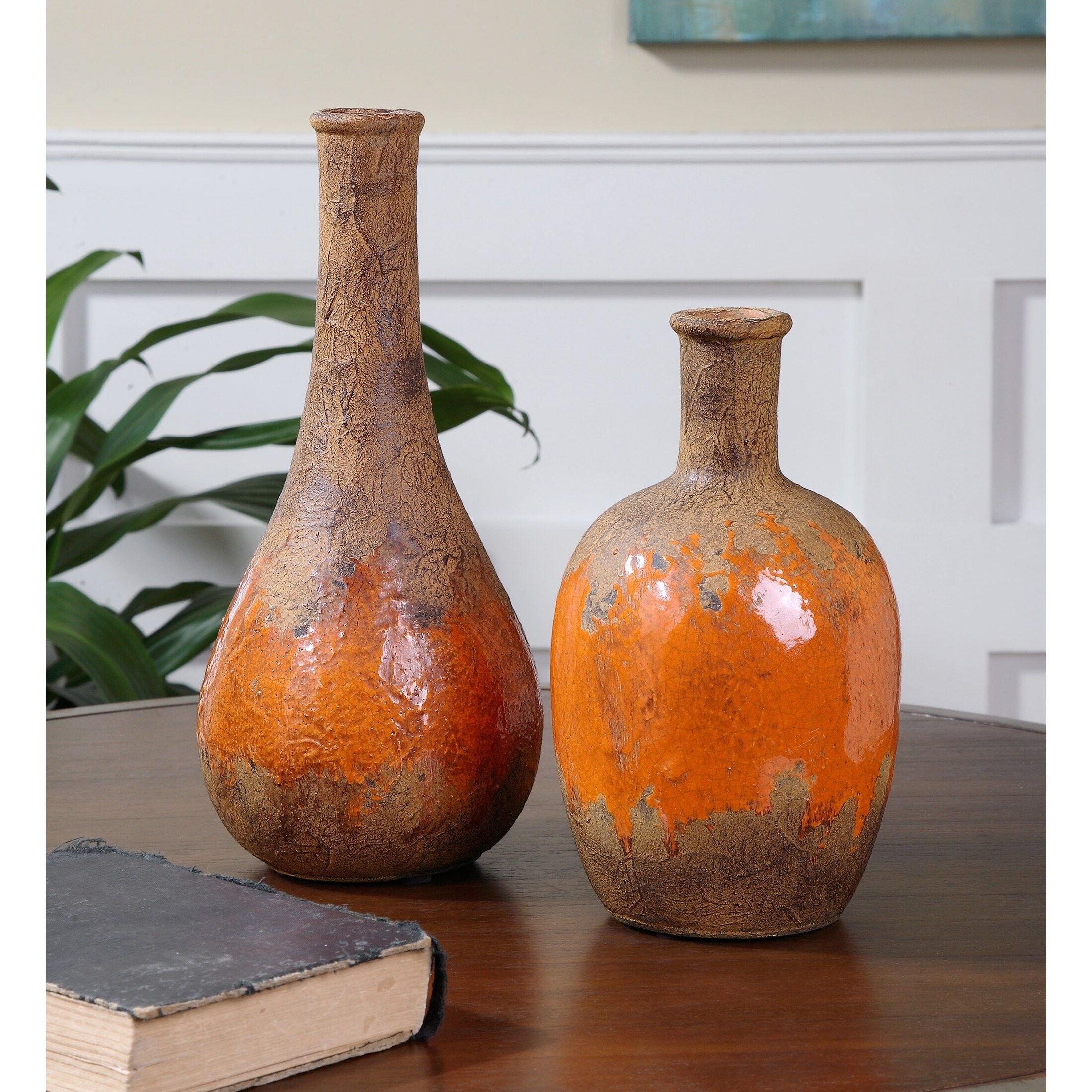 https://ak1.ostkcdn.com/images/products/9091288/Uttermost-Kadam-Orange-Ceramic-Vases-Set-of-2-908383af-c3c9-4d75-a55f-c6c7285e5713.jpg