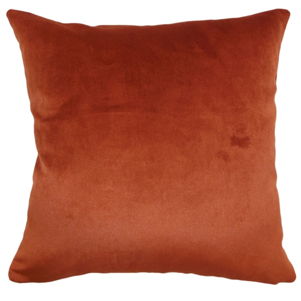 rust throw pillow
