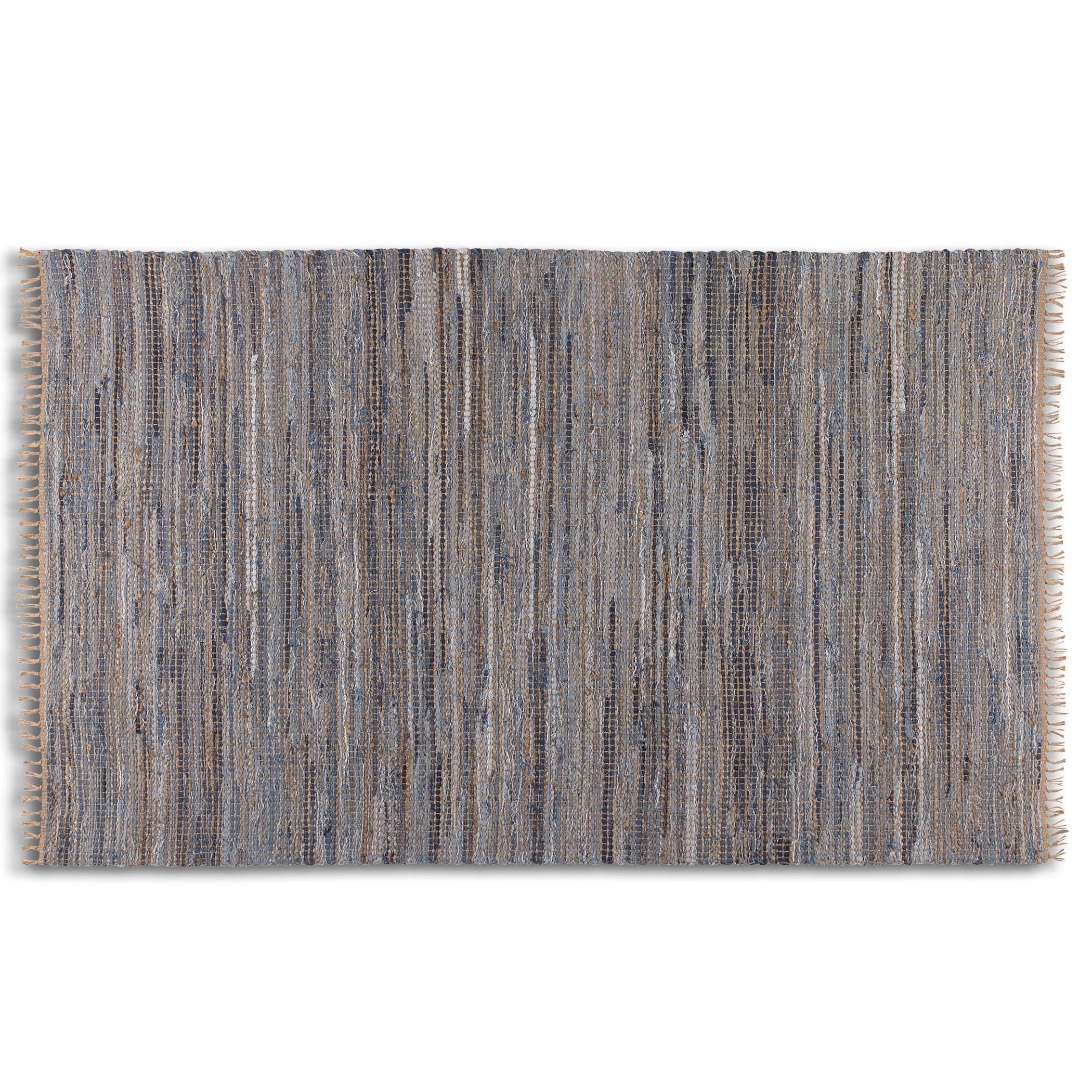 Braymer Blue Rescued Denim Rug (8 X 10)