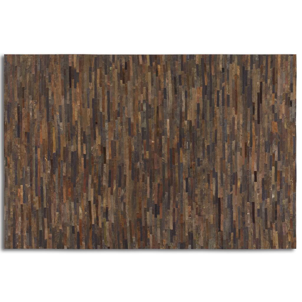 Uttermost Malone Suede Leather Rug (5' x 8') - 5' x 8' - 5' x 8'