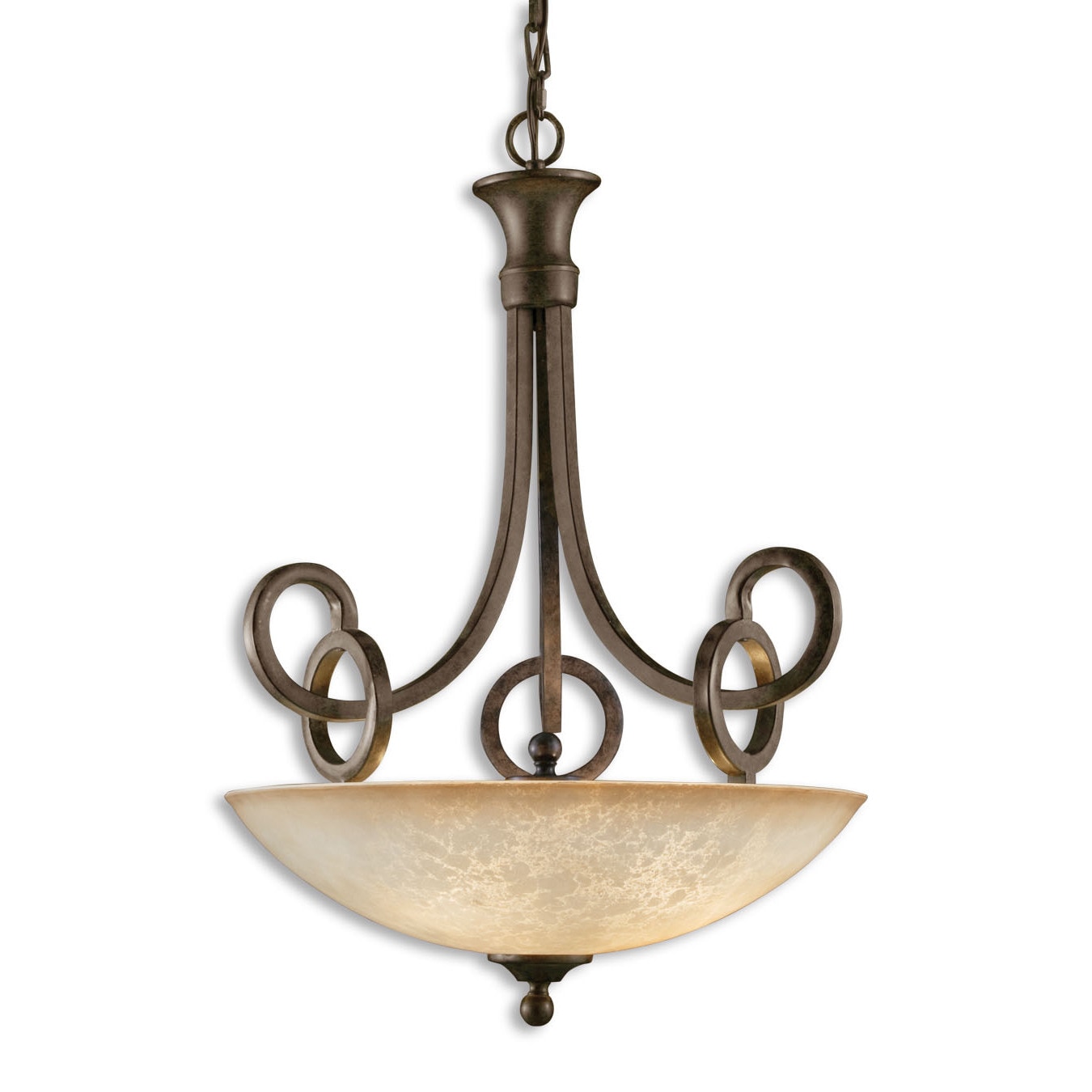 Legato Uplight Pendant Metal And Glass Lighting Fixture