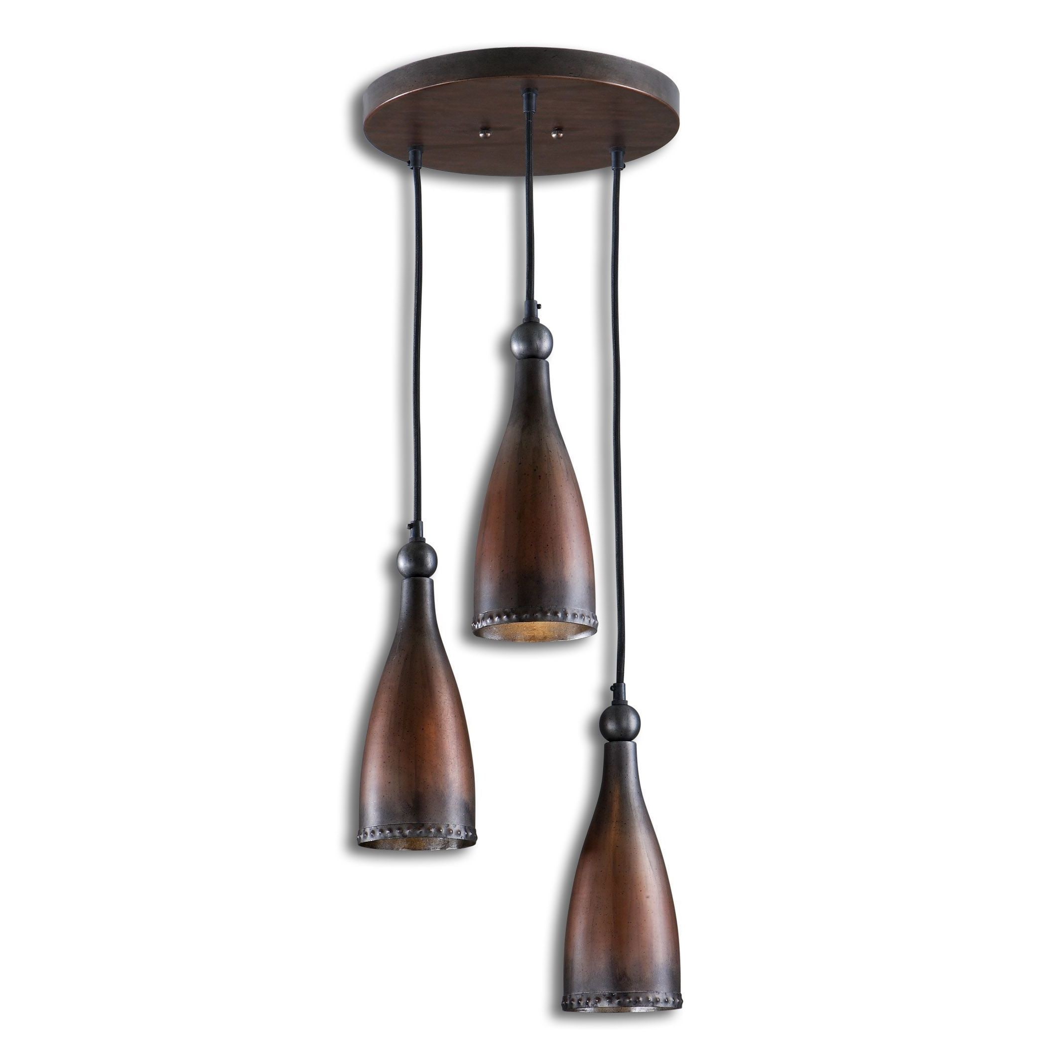 Alpena Triple 3 light Pendant Metal lighting Fixture