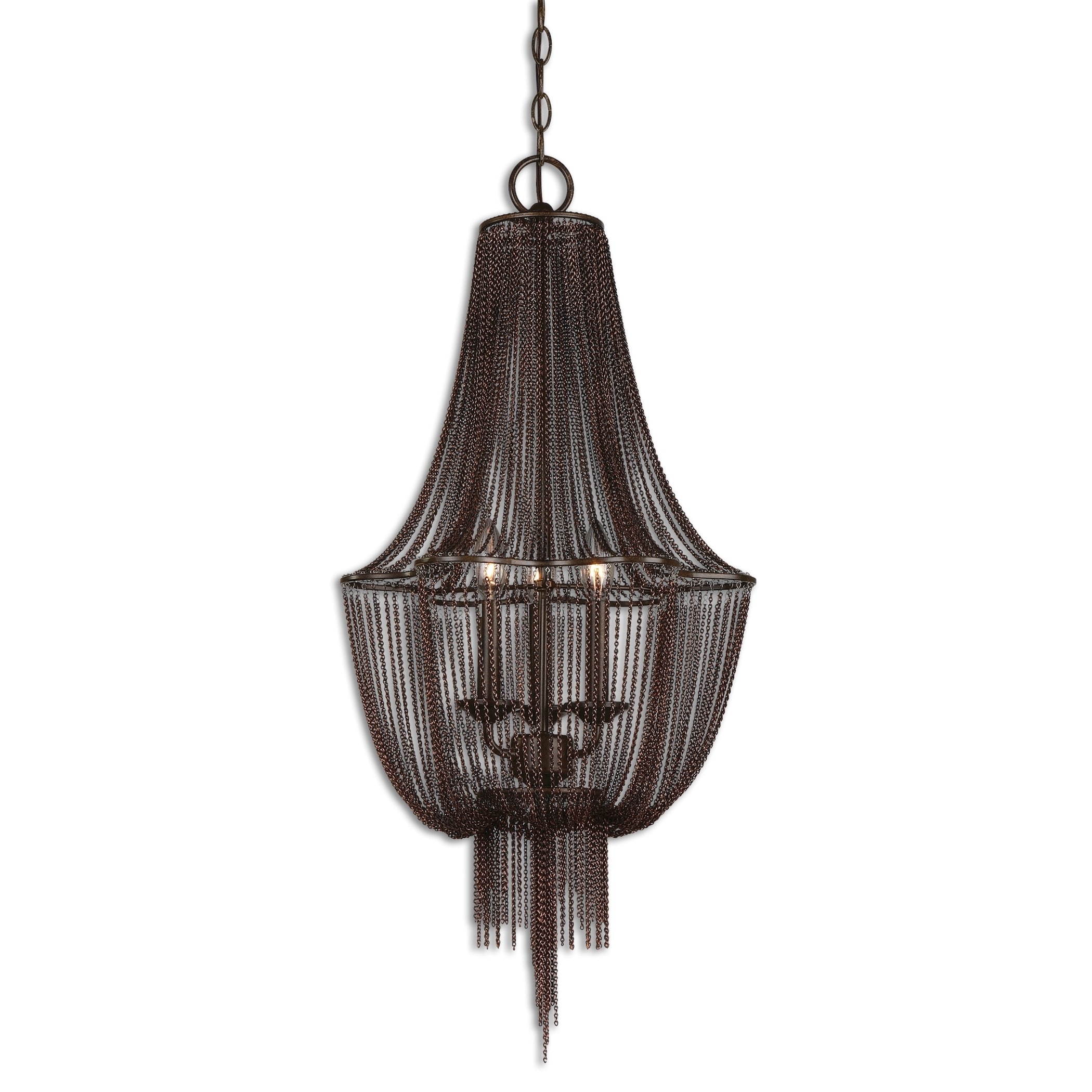 Lezzeno 3 light Chandelier Metal lighting Fixture