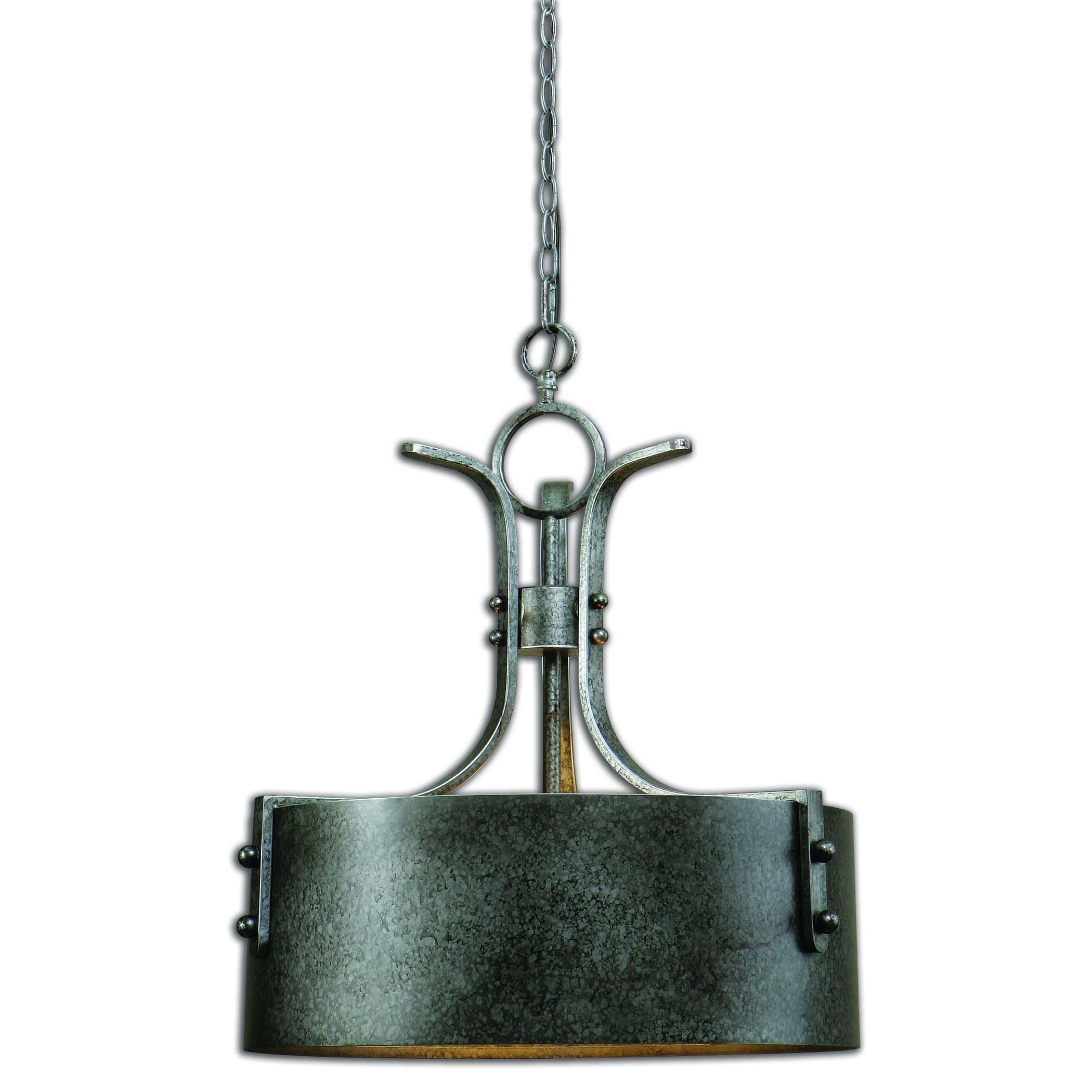 Leland 3 light Pendant Metal lighting Fixture