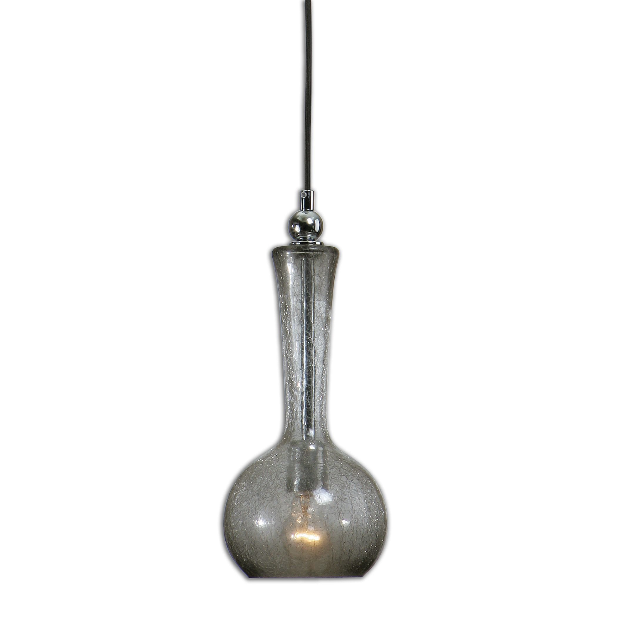 Grigio 1 light Mini Pendant Metal Glass lighting Fixture