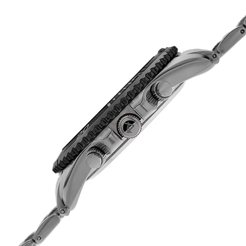 August Steiner Men's Swiss Quartz Multifunction Two-Tone Bracelet Watch