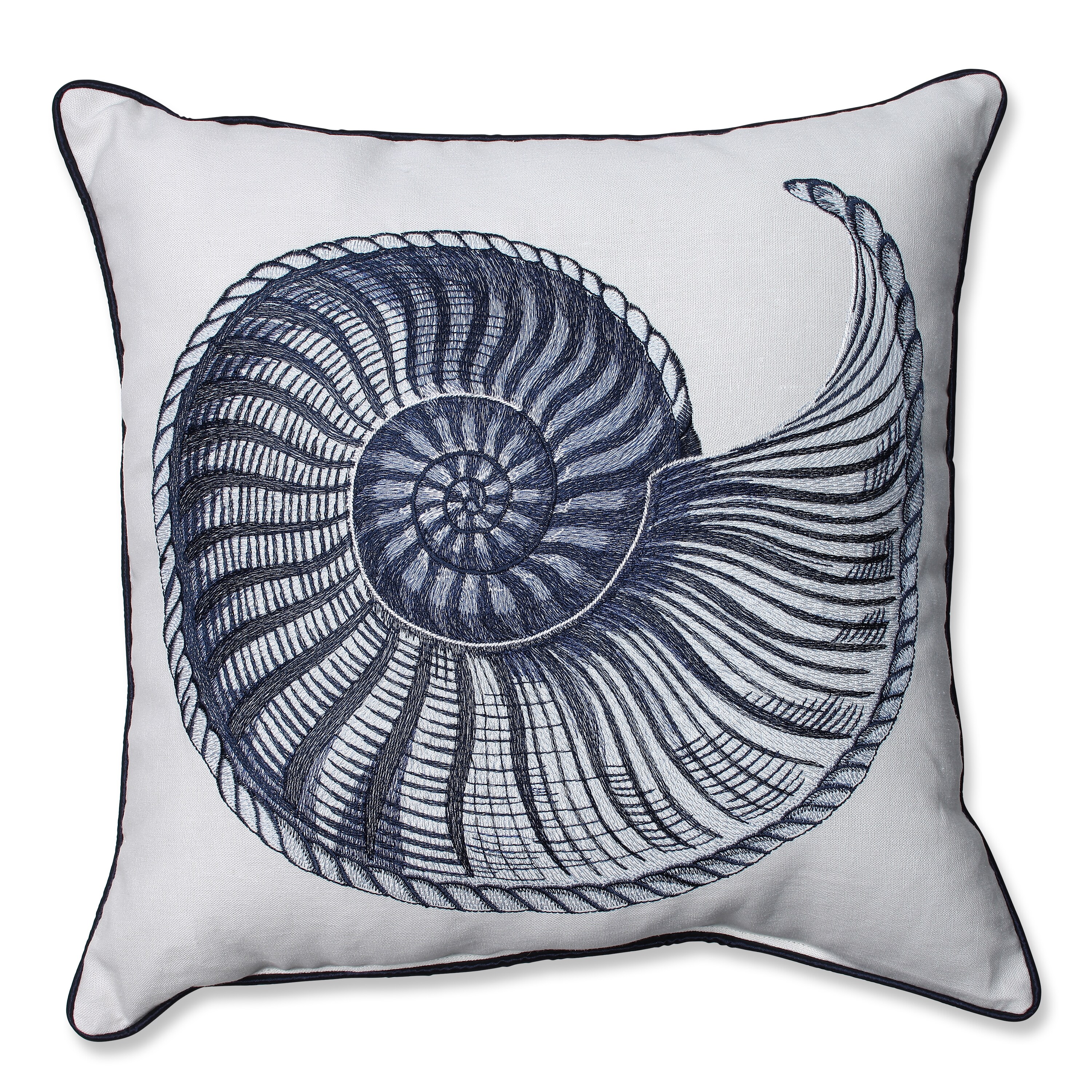 Spiral Lines 18 x 18 Throw Pillow