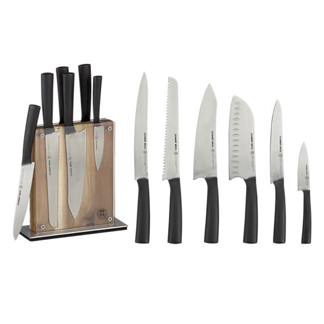 Schmidt Brothers Forged Acacia 3 pc Chef Knife Set 