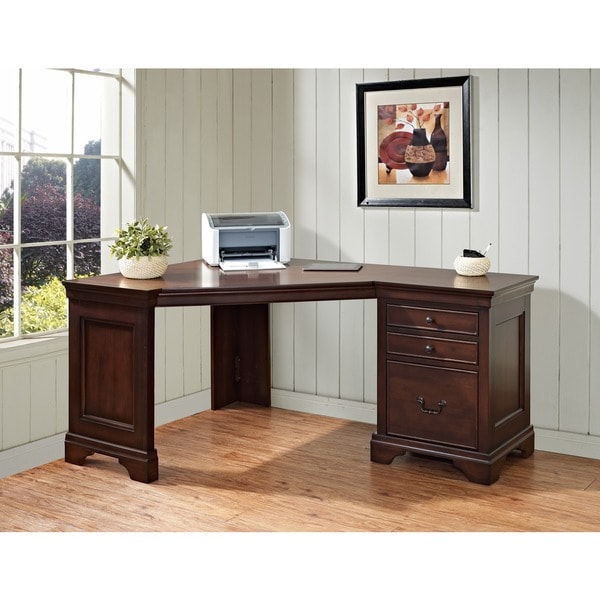 Shop Mulberry 60-inch Corner Computer Desk - Free Shipping Today ...