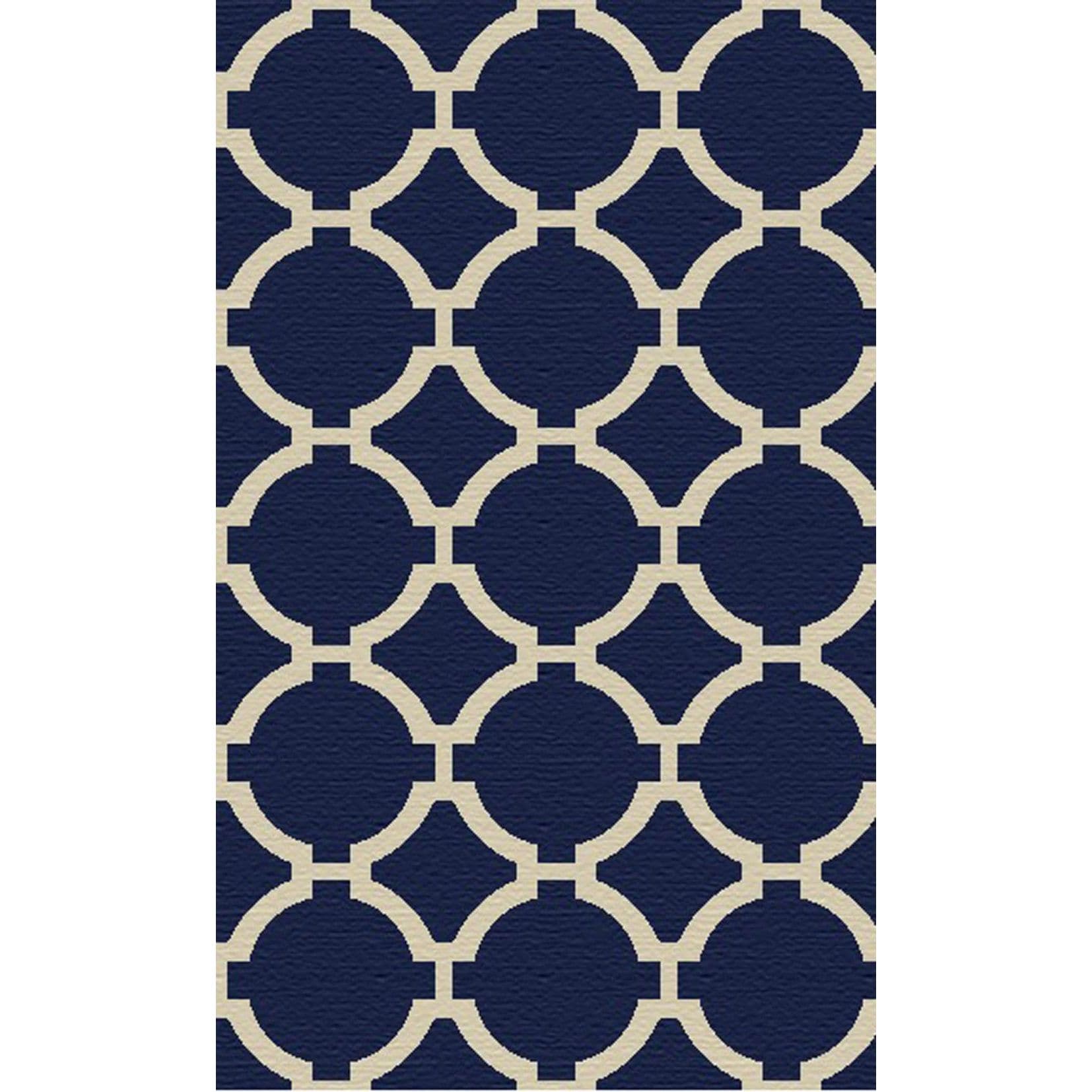 Bermuda Indigo Wool Rug (5 X 8)