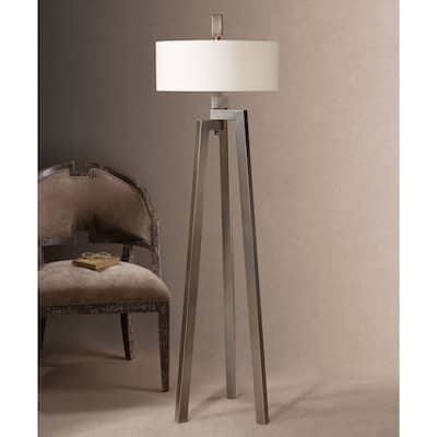 Uttermost Mondovi Metal Fabric Floor Lamp