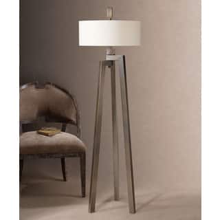 Uttermost Mondovi Metal Fabric Floor Lamp