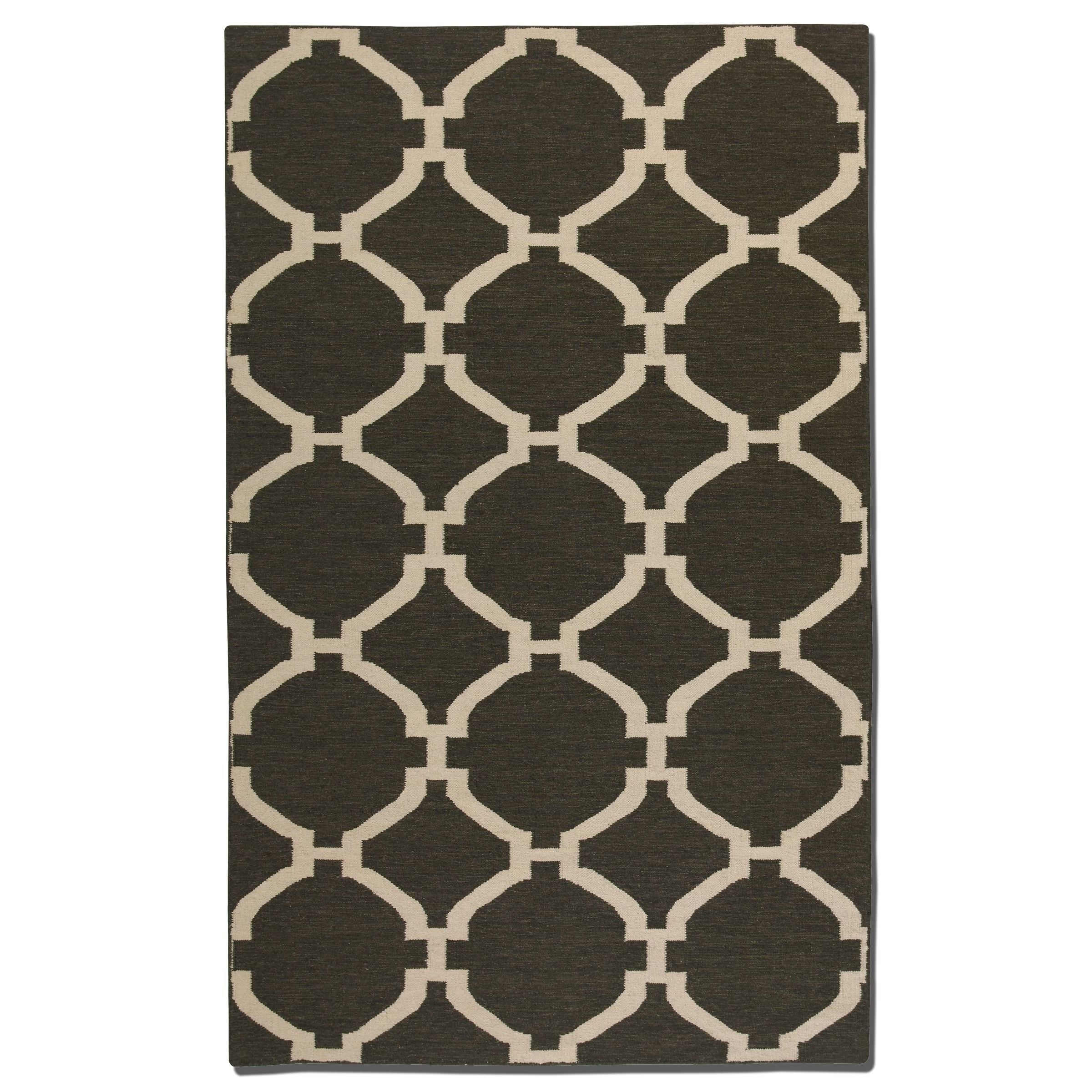 Bermuda Charcoal Wool Rug (8 X 10)