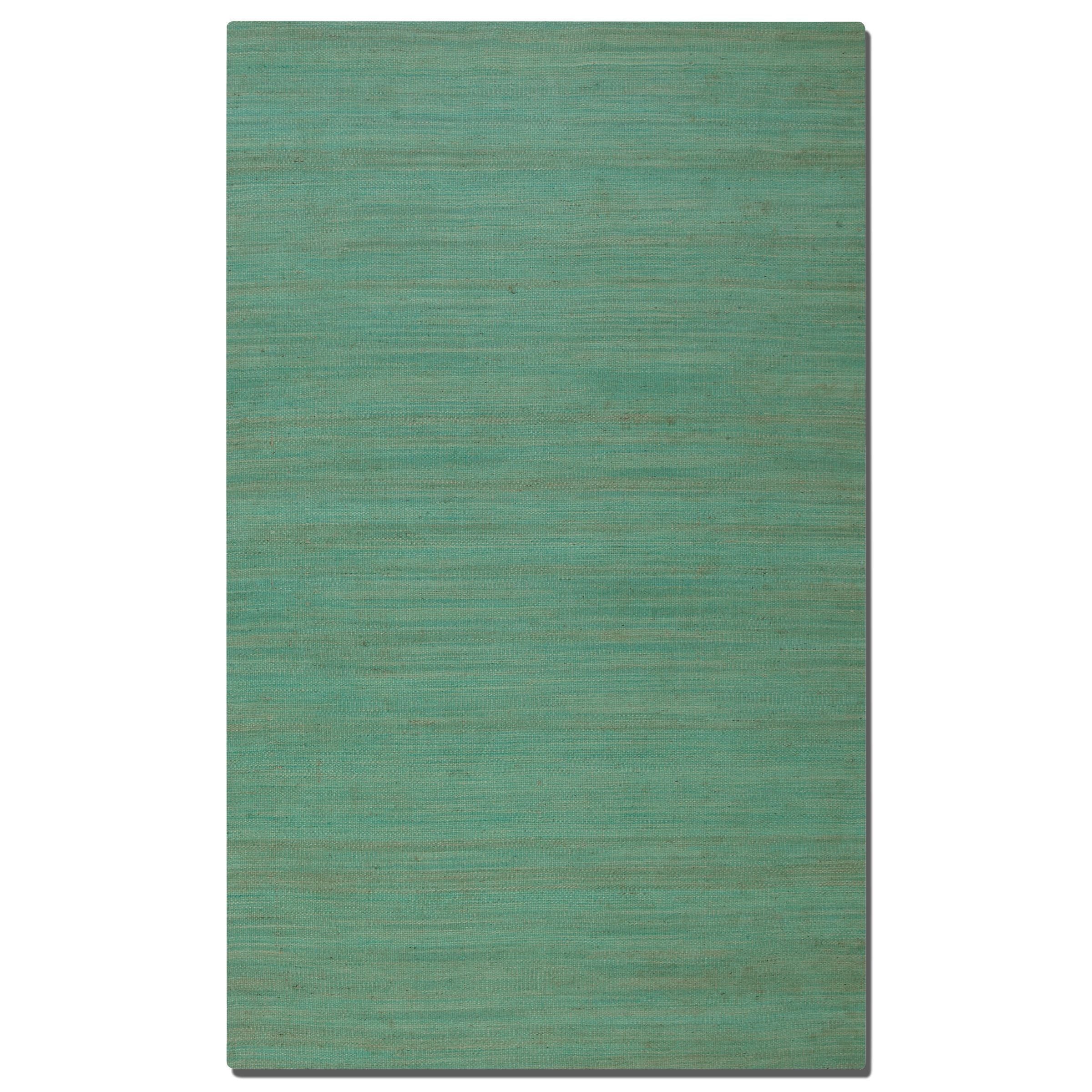 Aruba Seafoam Jute Rug (5 X 8)