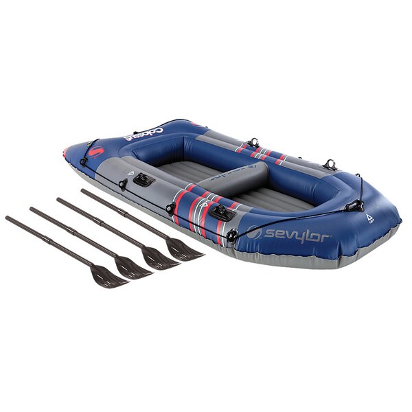 shop sevylor colossus 4-person inflatable boat - free