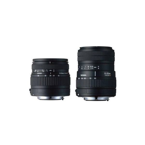 Sigma 18 50mm F3 5 5 6 Dc And 55 0mm F4 5 6 Dc Lenses For Nikon Dslr Overstock