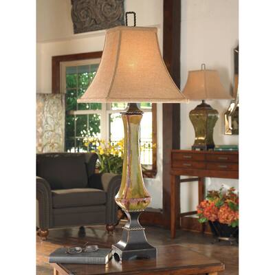 Uttermost Porano Procelain and Metal and Resin Floor Lamp