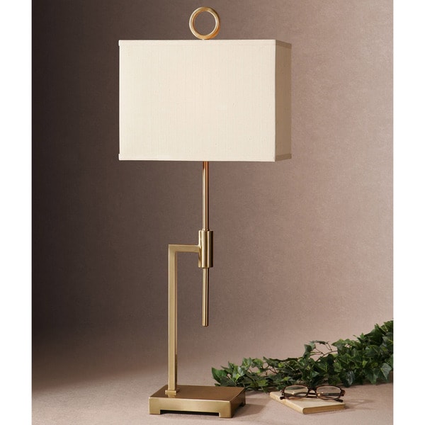 Uttermost Feldon Metal Fabric Floor Lamp
