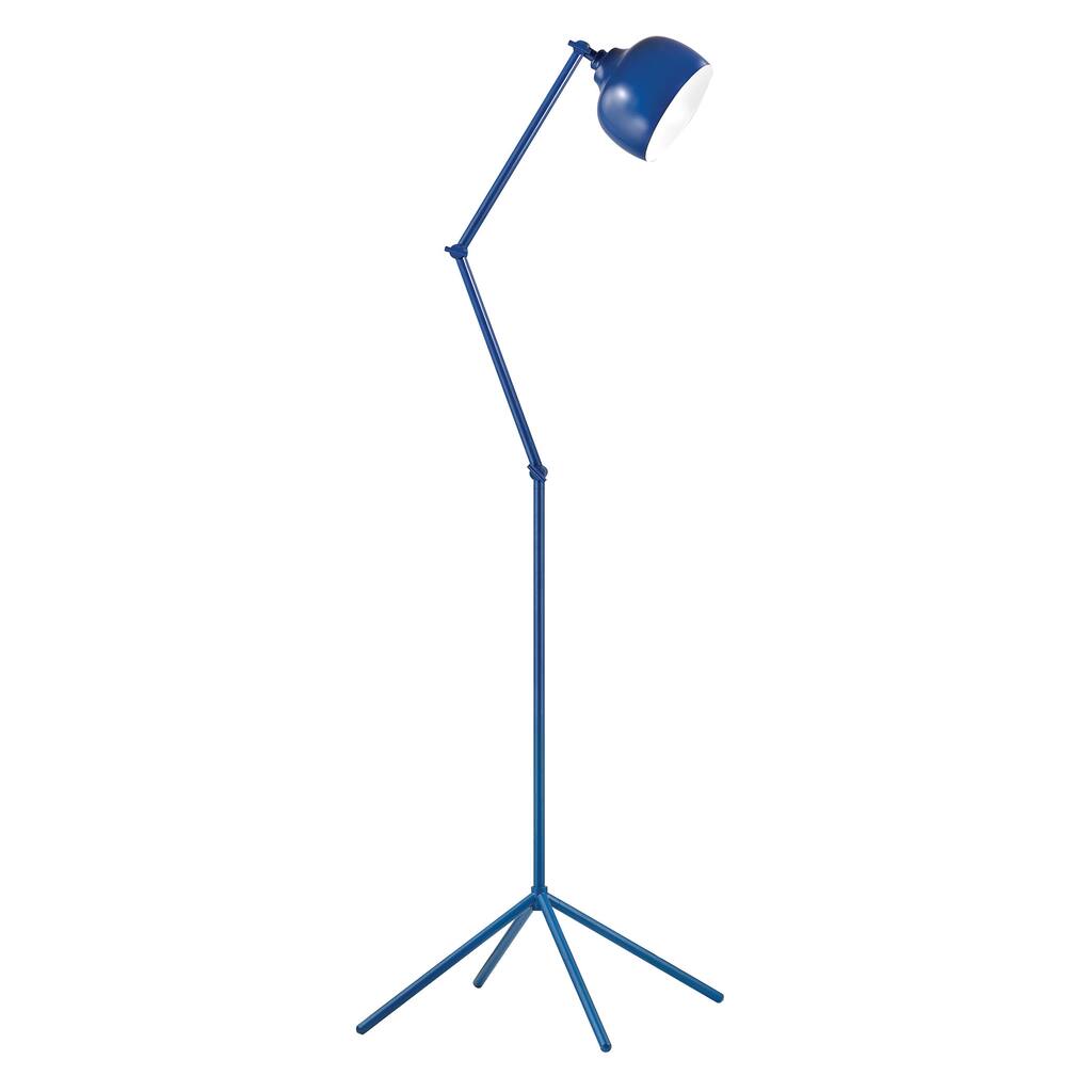 HGTV HOME Contemporary 1-light Blue Functional Floor Lamp