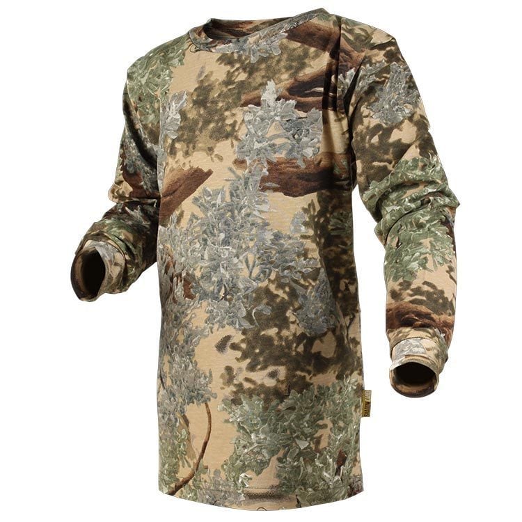 Kings Camo Youth Cotton Long Sleeve Hunting Tee